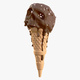 Chocolate Skull IceCream Cone M1 - 3DOcean Item for Sale