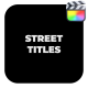 Street Titles - VideoHive Item for Sale