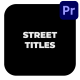 Street Titles - VideoHive Item for Sale