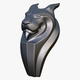 Stylized Lion Bust M1 - 3DOcean Item for Sale