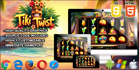 Tiki Twist - HTML5 Slot Machine