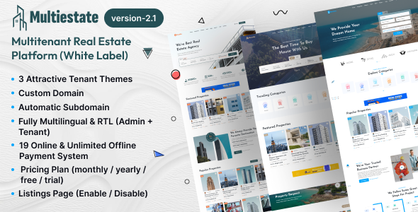 MultiEstate - Multitenant Real Estate Platfor...Image