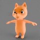 Cartoon Fox Character - 3DOcean Item for Sale