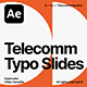 Telecomm Typo Slides - VideoHive Item for Sale