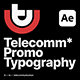 Telecomm Promo Typography - VideoHive Item for Sale