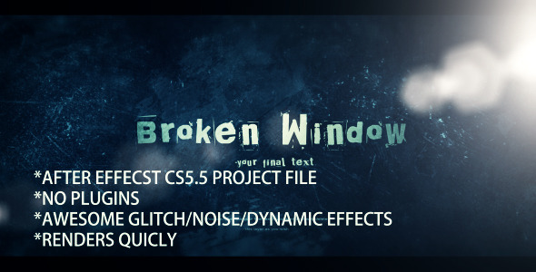 Dynamic Glitch & Noise Logo Opener  alt