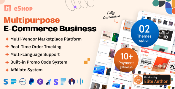 eShop Web - Multi Vendor eCommerce Marketplace / CMS