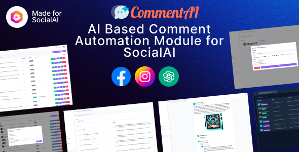 CommentAI - AI Based Comment Automation Module For SocialAI