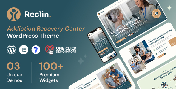 Reclin - Rehab Center WordPress Theme