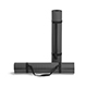 Black Rolled 2 Yoga Mat - Sport Stand Carpet Set with Handle Strap - 3DOcean Item for Sale