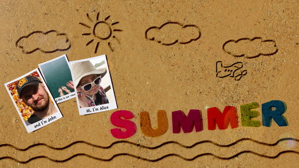 Drawings in the sand