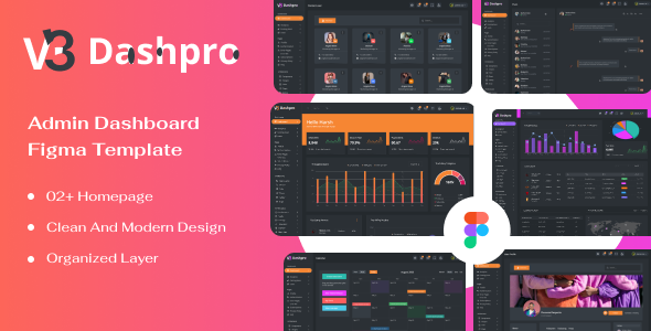 Dashpro - Admin Dashboard Figma Template