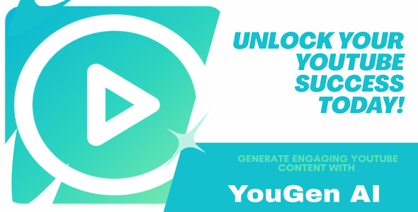 YouGen — AI YouTube Script, Title & Hashtag Generator powered by GPT-4o