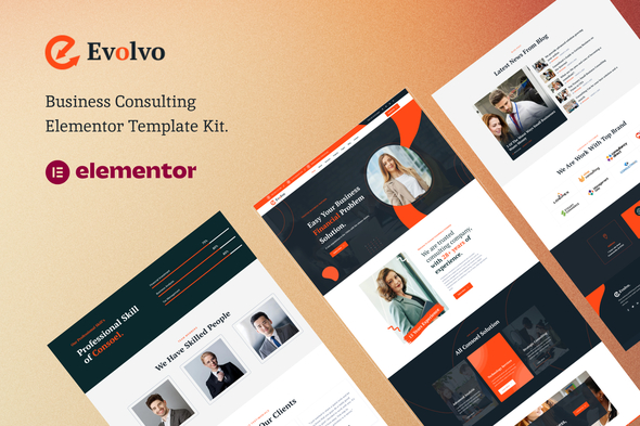 Evolvo - Business Consulting Elementor Template Kit