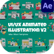 UI UX Animated Illustration After Effect - VideoHive Item for Sale