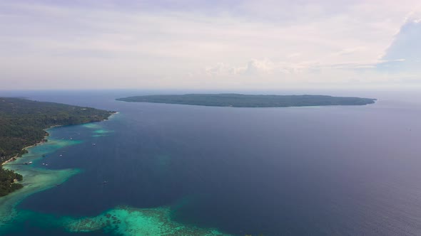 Tropical Island of Samal and Talikud Island