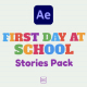 First Day At School Stories For After Effects - VideoHive Item for Sale