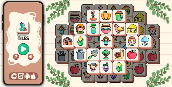 3 Tile Match - HTML5 Game, Construct 3