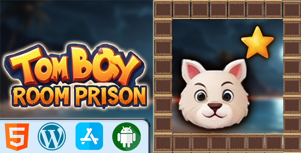 Tom Boy Room Prison - HTML5 Construct3 Game