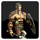 Warrior Rigged Game Ready LowPoly Character - 3DOcean Item for Sale