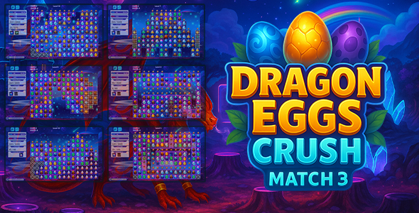 Dragon Eggs Crush - Match 3