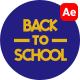 4K - Reel Back to School Typography Promo - VideoHive Item for Sale