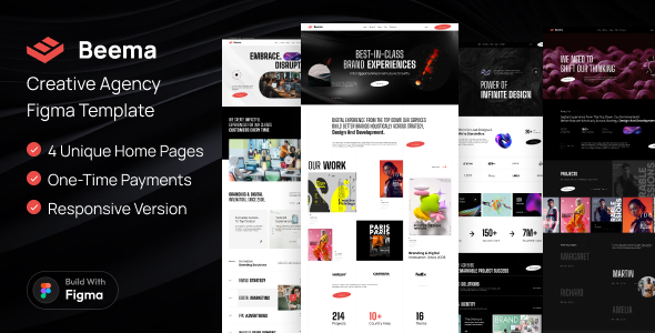Beema - Digital & Creative Agency Figma Template