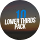 10 Lower Thirds Pack - VideoHive Item for Sale