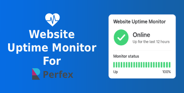 Website Uptime Monitor for Perfex CRM – Real-Time Website Tracking & Status Pages
