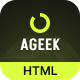 Ageek - Creative Digital Agency HTML Template - ThemeForest Item for Sale