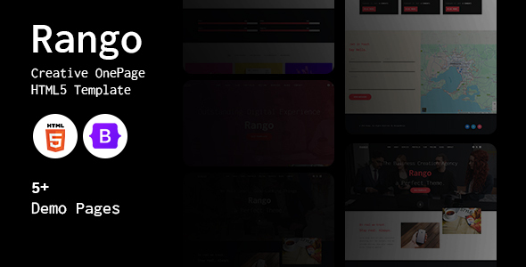 Rango Web Agency - Multipurpose HTML5 Template