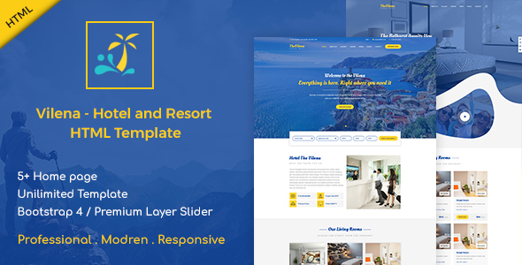 Vilena - Hotel and Resort HTML Template