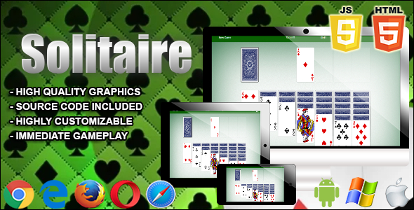 Solitaire Pro - HTML5 Game