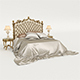 Classic European Style Bed Set 72 - 3DOcean Item for Sale