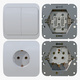 Electrical Socket and Light Switch with Disassembled M1 - 3DOcean Item for Sale