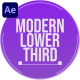 Modern Lower Third - VideoHive Item for Sale