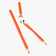 Pencil Whole and Broken M1 - 3DOcean Item for Sale