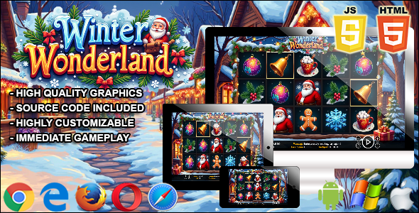 Winter Wonderland - HTML5 Slot Machine
