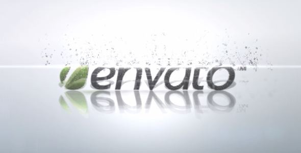 Newspaper Letters Logo Reveal