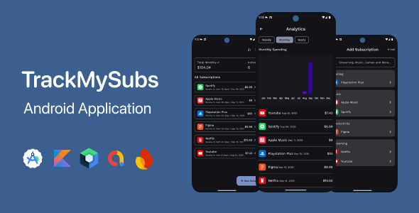 TrackMySubs – Subscription Manager (Android, Jetpack Compose)