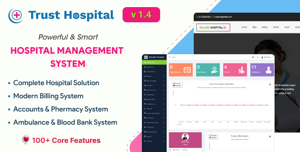 Trust Hospital Management ERP