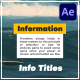 Information Bar Titles - VideoHive Item for Sale
