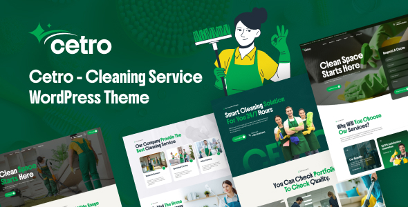 Cetro - Cleaning Service WordPress Theme