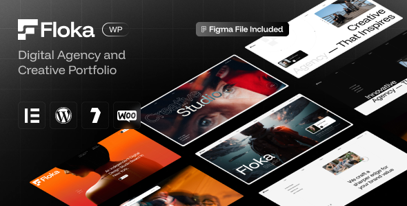 Floka - Digital Agency & Portfolio WordPress Theme