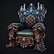 Fantasy Throne 4 game ready 3d model - 3DOcean Item for Sale
