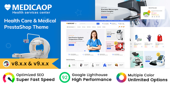 Medicaop - Pharmacy & Medical Store Prestashop Theme