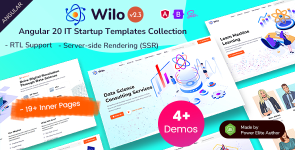 Wilo - IT Startup & Digital Agency Angular SSR Template