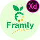 Framly – Grocery Shop Mobile App Adobe XD UI Kits - ThemeForest Item for Sale