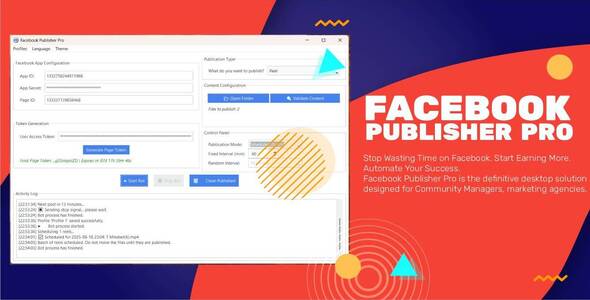 Facebook Publisher Pro for Windows