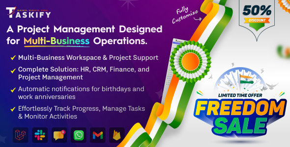 Taskify - Project Management - Task Management & Productivity Tool